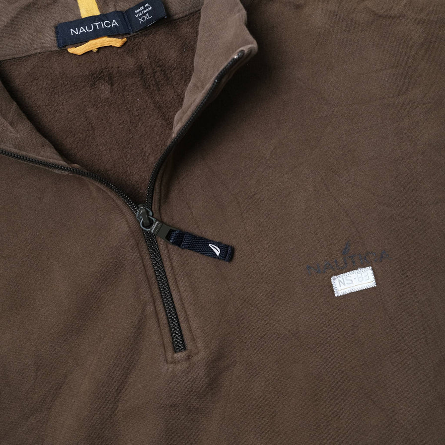 Vintage Nautica Q-Zip Sweater XLarge