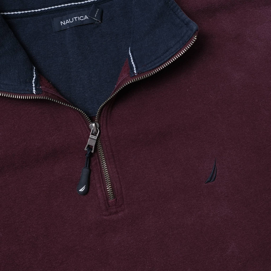 Vintage Nautica Q-Zip Sweater XXL