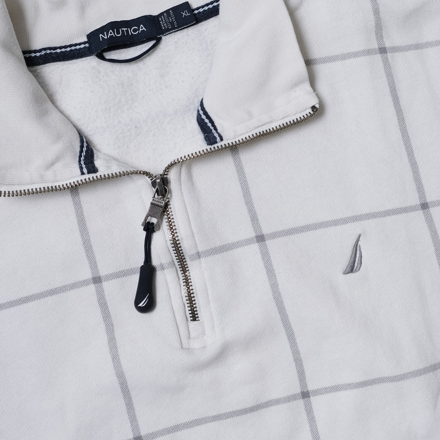 Vintage Nautica Q-Zip Sweater Large