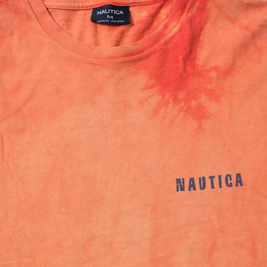 Vintage Nautica Tie Dye Tank Top Medium