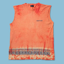 Vintage Nautica Tie Dye Tank Top Medium