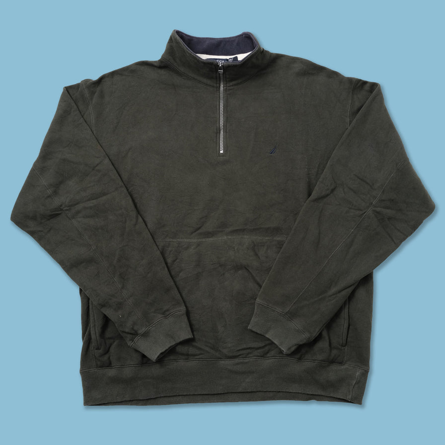 Vintage Nautica Q-Zip Sweater XLarge