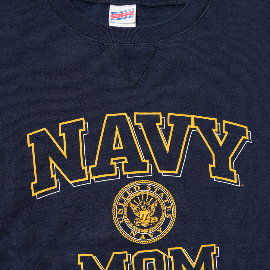Vintage Navy Mom Sweater Medium / Large