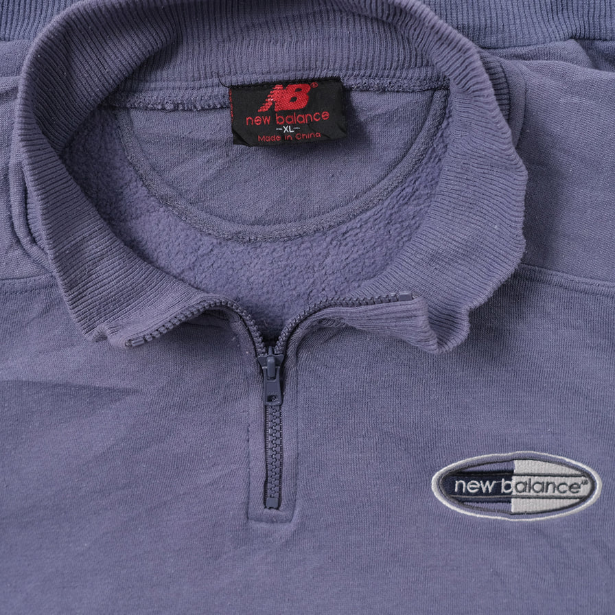 Vintage New Balance Q-Zip Sweater XLarge