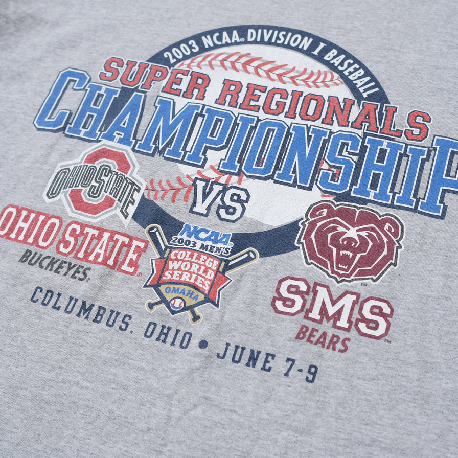 Vintage 2003 NCAA Baseball T-Shirt XLarge