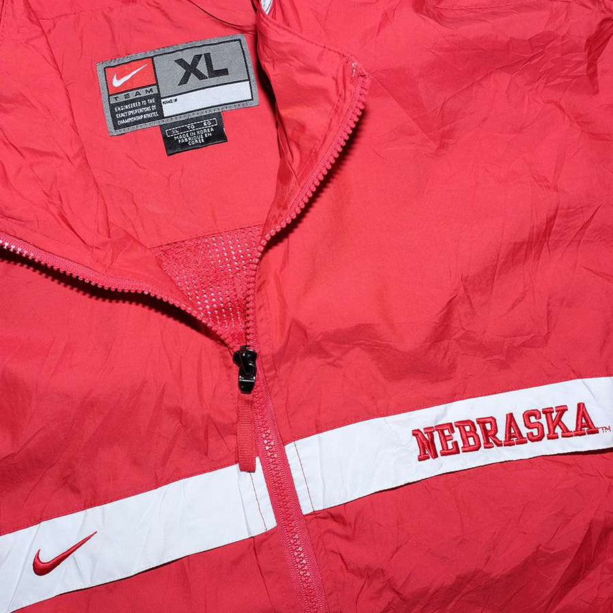Vintage Nike Nebraska Track Jacket XLarge