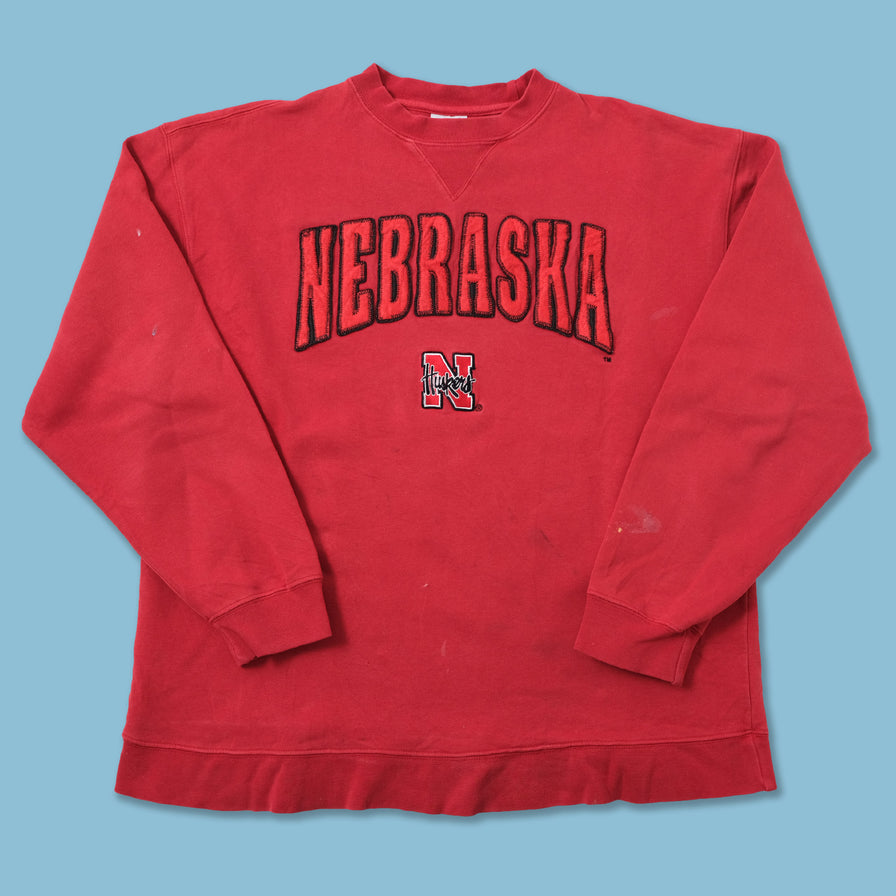Vintage adidas Nebraska Sweater XLarge