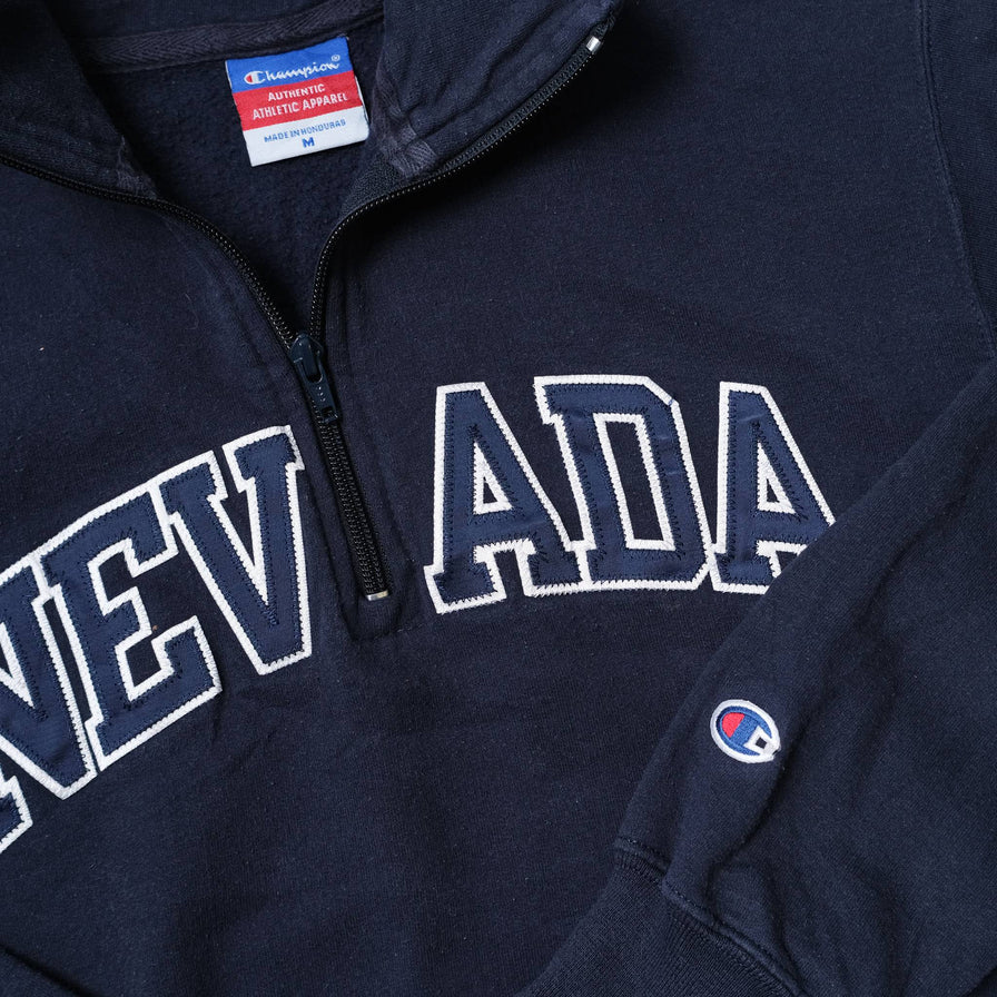 Vintage Champion Nevada Q-Zip Sweater Medium