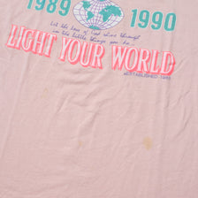 Vintage 1990 New Song Light Your World T-Shirt Large / XLarge