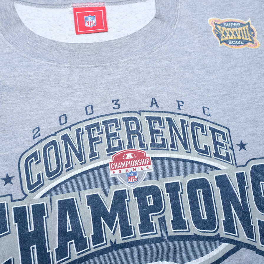 Vintage New England Patriots Sweater Large - Double Double Vintage