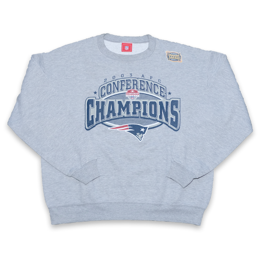 Vintage New England Patriots Sweater Large - Double Double Vintage