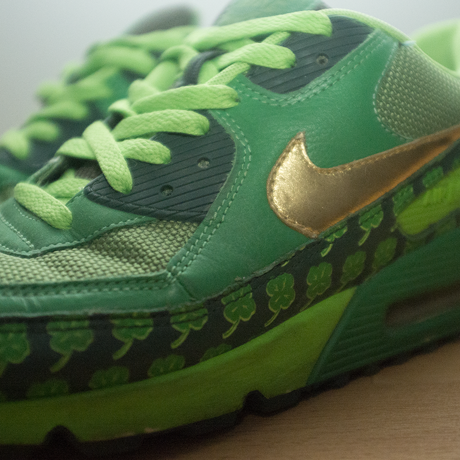 Air max 90 st patrick's day sales