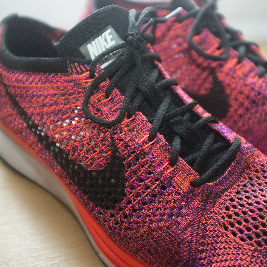 Nike Flyknit Racer US 11 Double Double Vintage