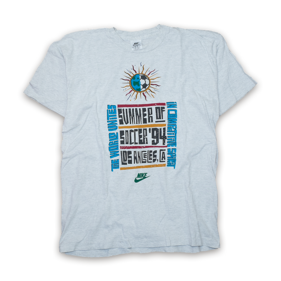 Nike Soccer Summer of 94 T-Shirt Medium - Double Double Vintage