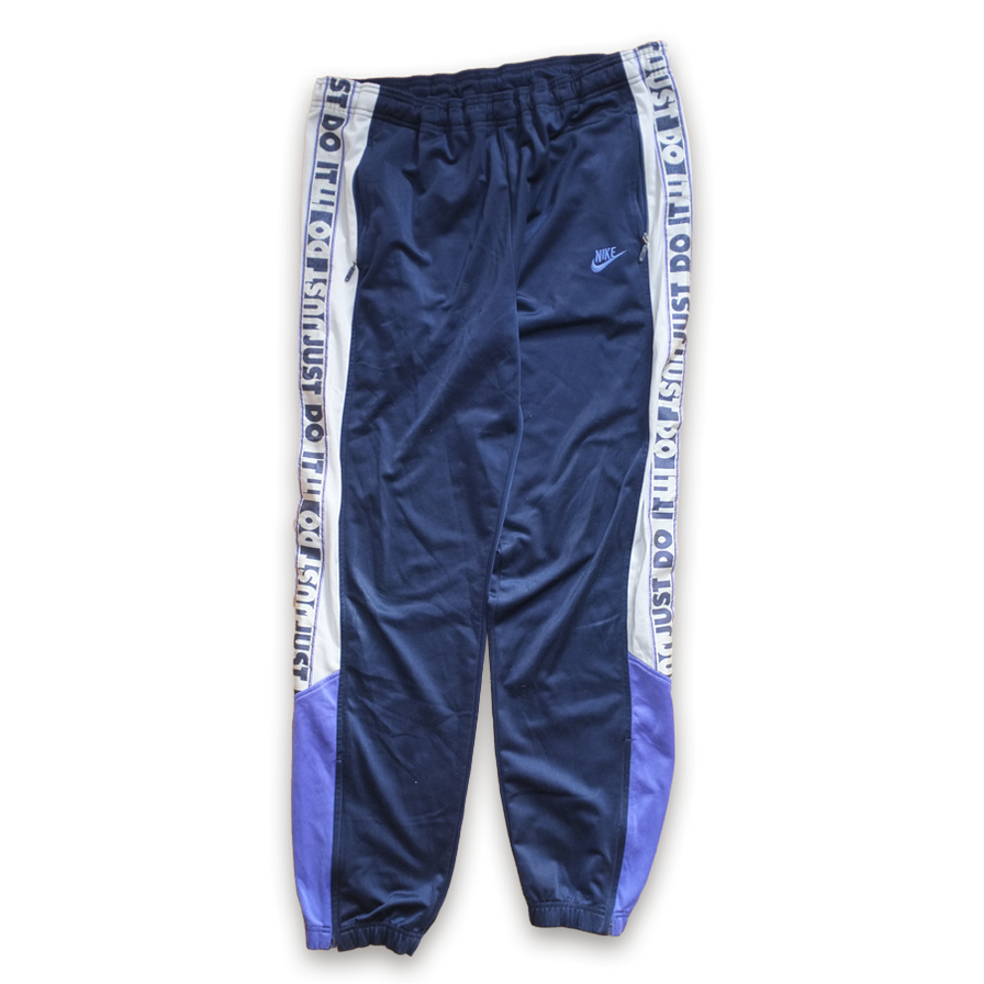 Nike jdi outlet tape pants blue