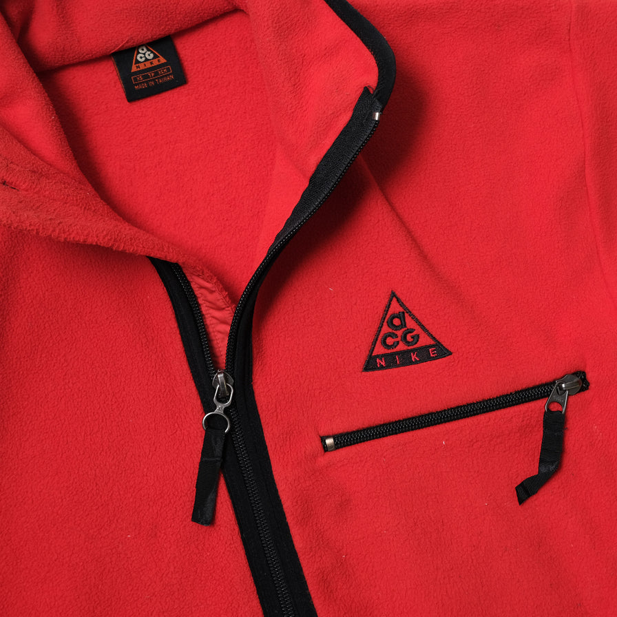 Vintage Nike ACG Women's Fleece Jacket Small