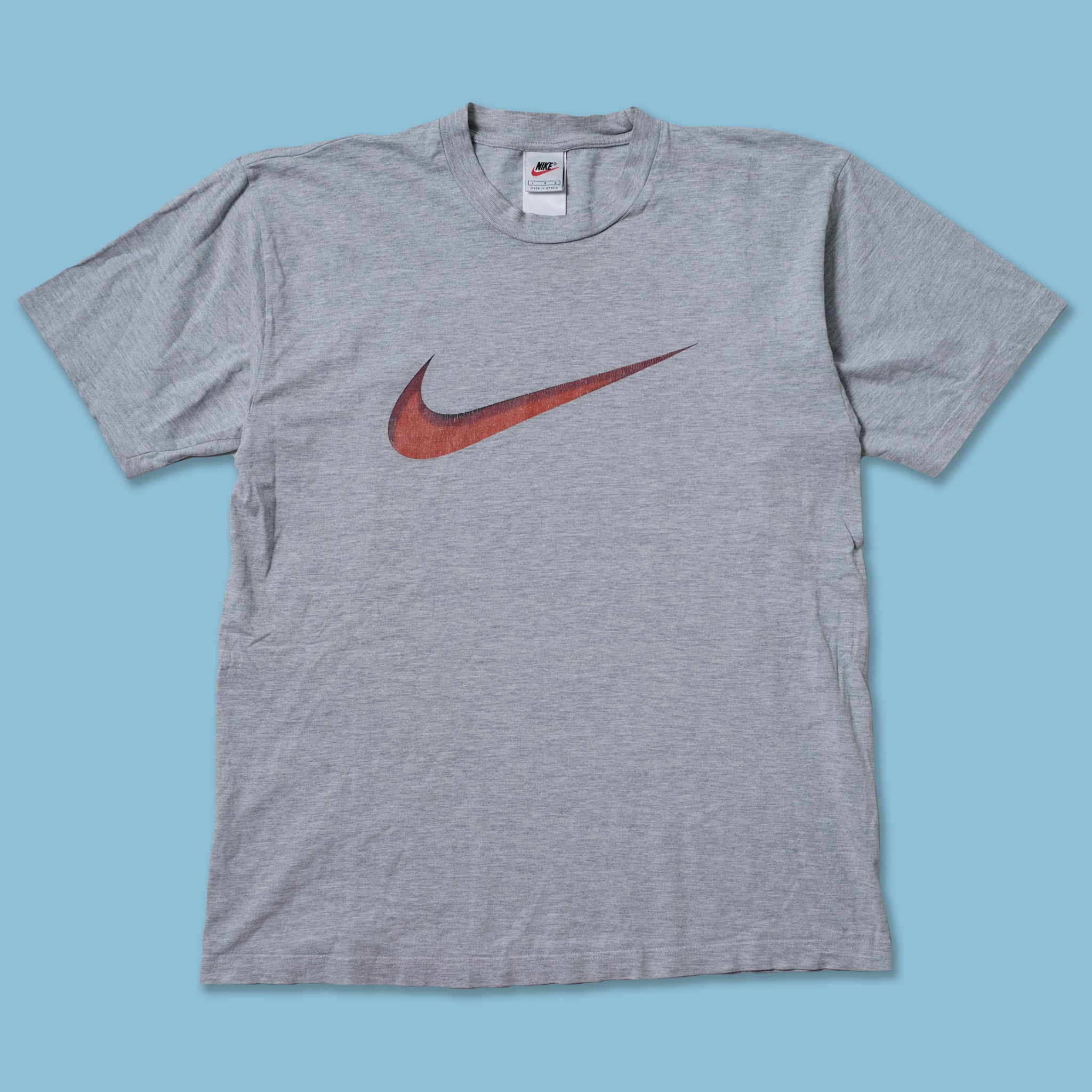 nike big swoosh t shirt vintage
