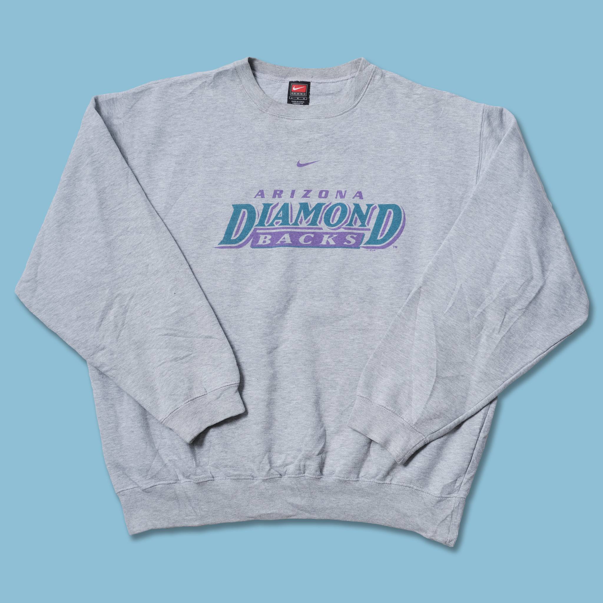 CustomCat Arizona Diamondbacks Dbacks Snake Vintage MLB Crewneck Sweatshirt Sport Grey / 4XL