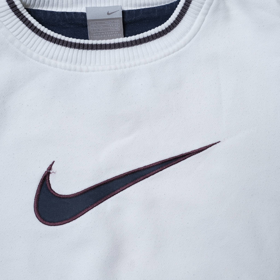 Vintage Nike Swoosh Sweater Small Double Double Vintage