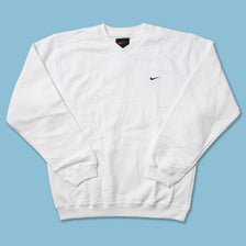 Vintage Deadstock Nike Mini Swoosh V-Neck Sweater