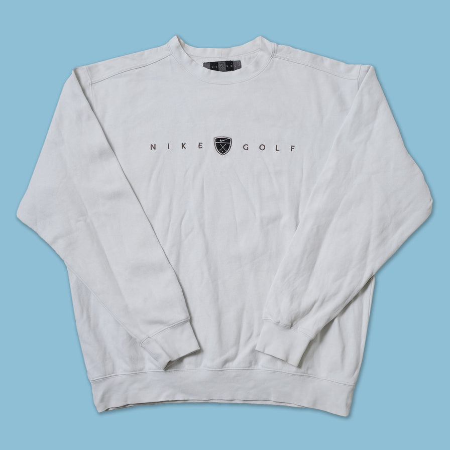 White nike golf sweater 2025