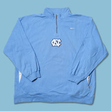Vintage Nike UNC Q-Zip Sweater XLarge