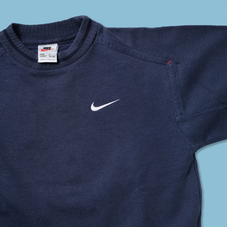 Vintage Nike Mini Swoosh Sweater Kids Medium