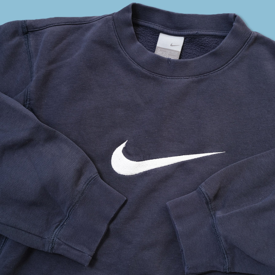 Vintage Nike Swoosh Sweater Kids Small