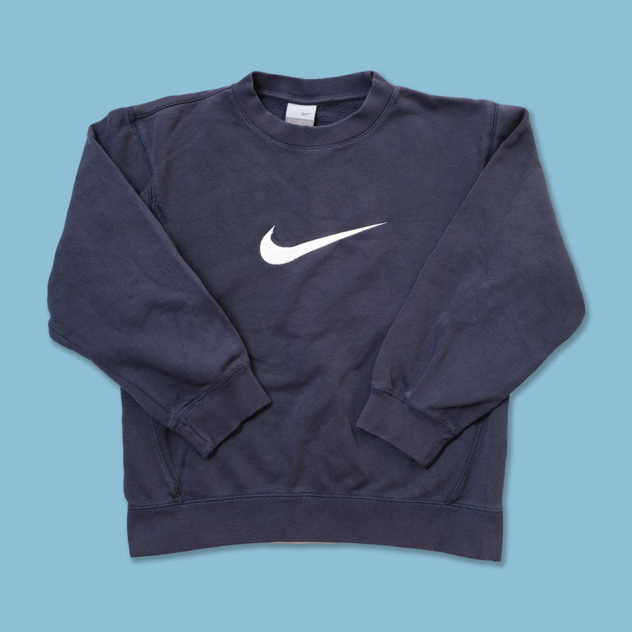 Vintage Nike Swoosh Sweater Kids Small
