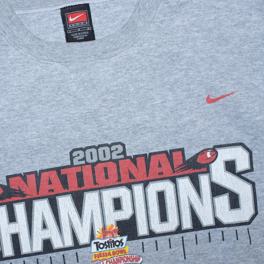 Vintage Nike Ohio State Champions 2002 Sweater Large - Double Double Vintage