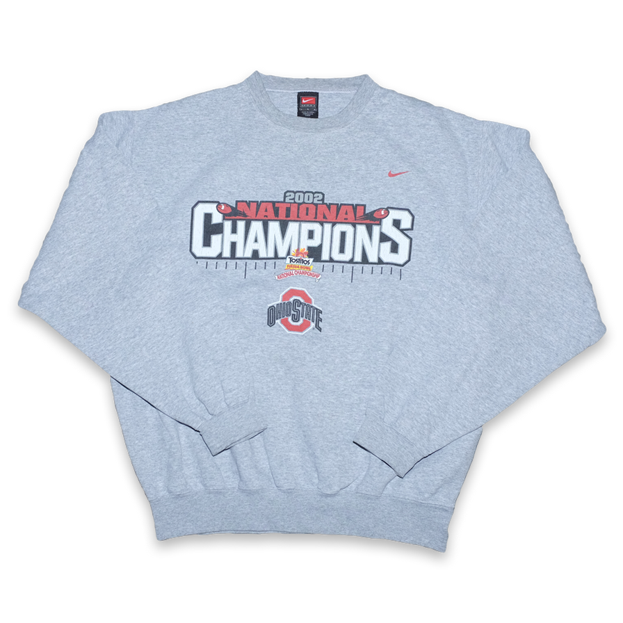 Vintage Nike Ohio State Champions 2002 Sweater Large - Double Double Vintage