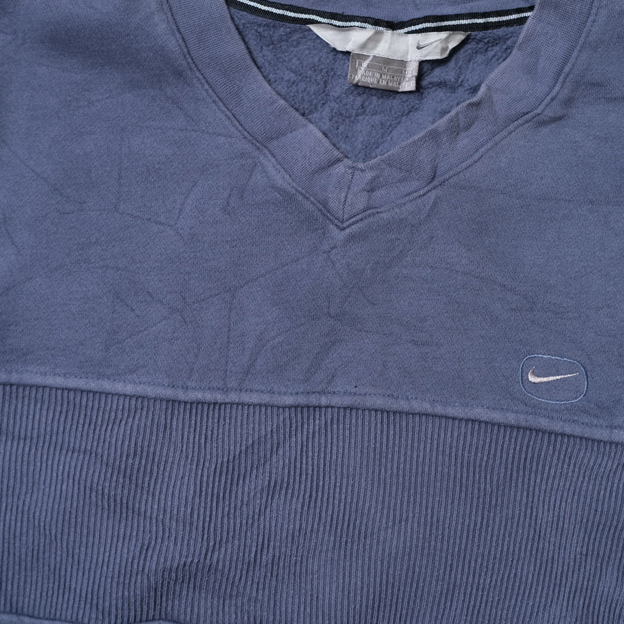 Vintage Nike V-Neck Sweater Medium