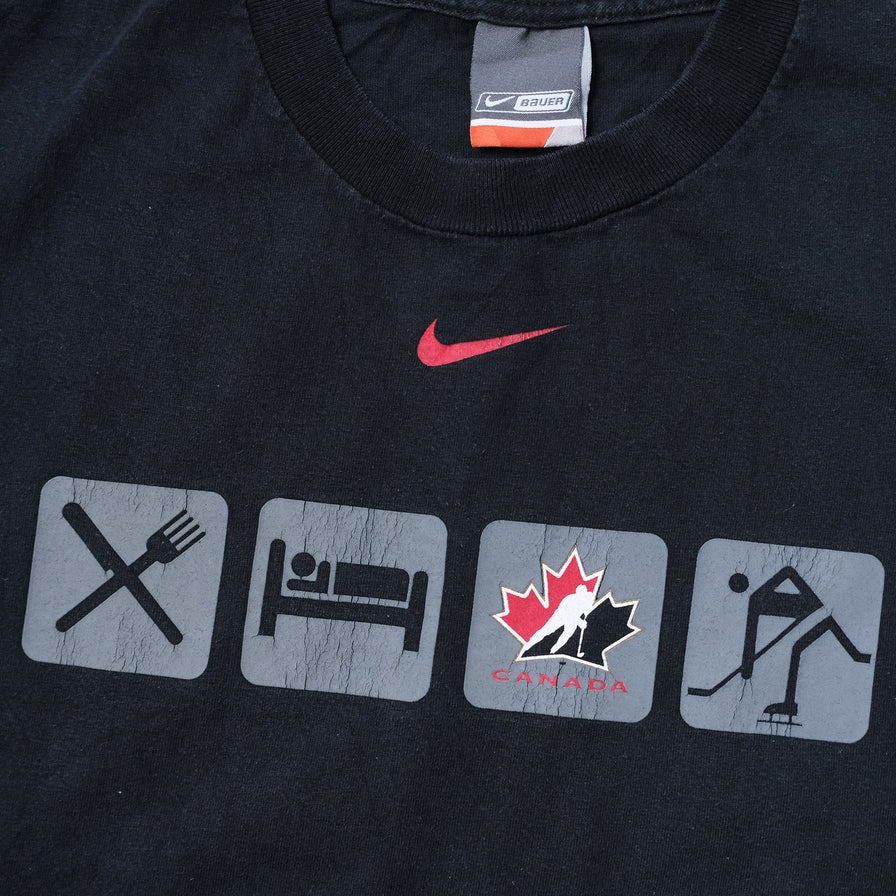 Vintage Nike Canada Hockey T-Shirt XLarge