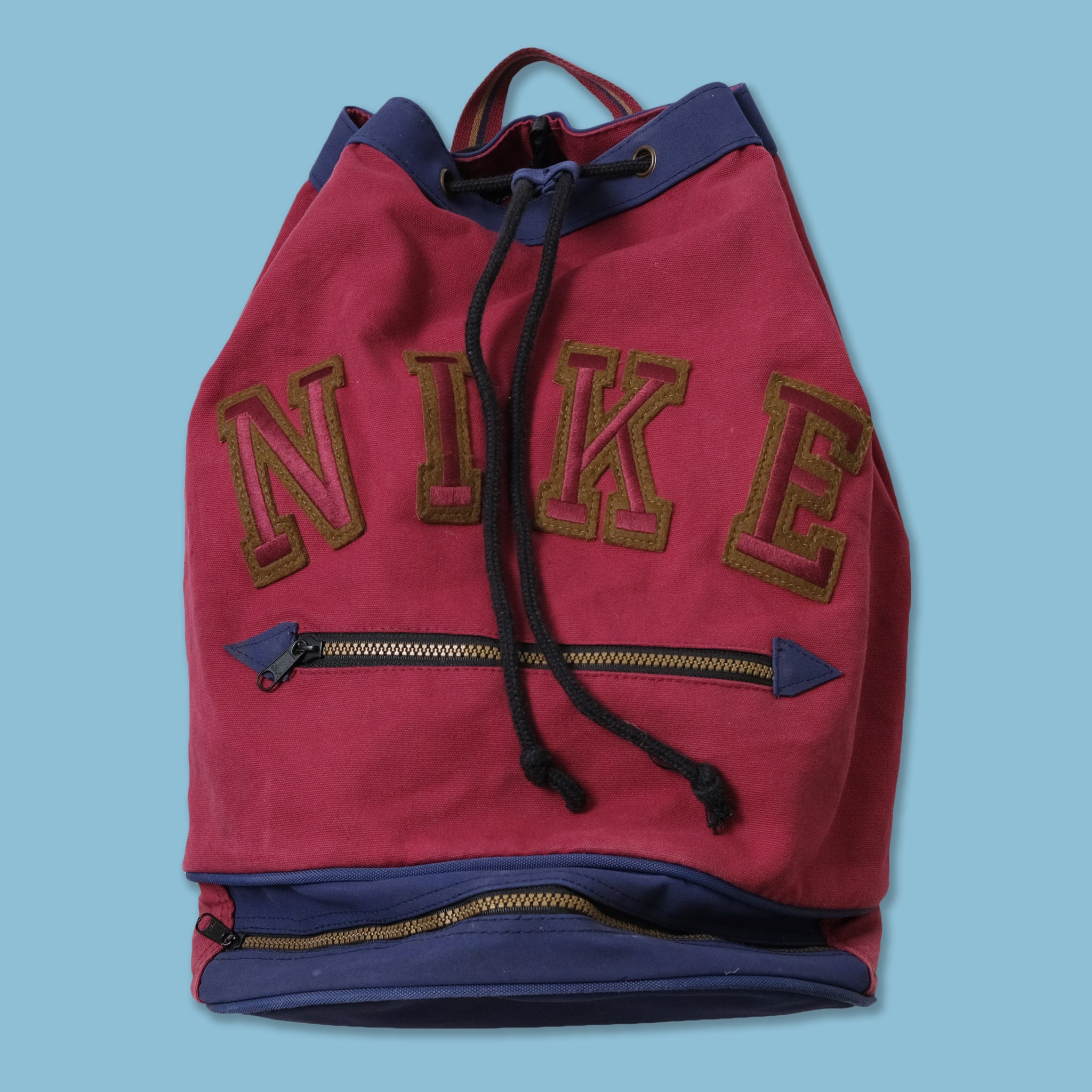 Vintage 90s Nike Backpack Double Double Vintage