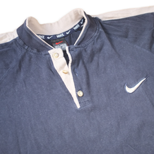 Nike Button T-Shirt Large / XLarge - Double Double Vintage