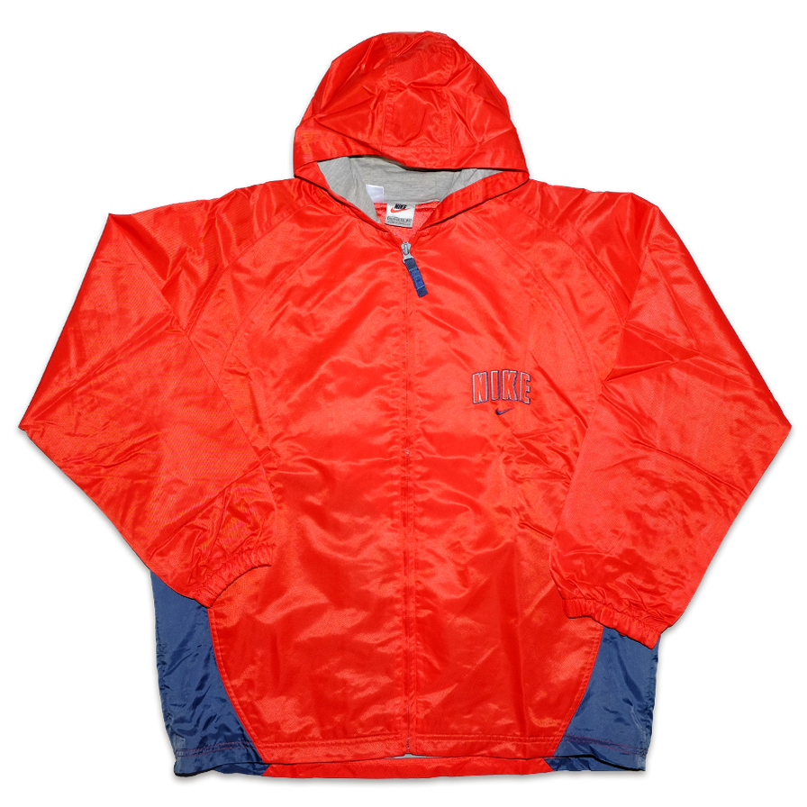 Vintage Nike Hooded Coach Jacket XLarge - Double Double Vintage