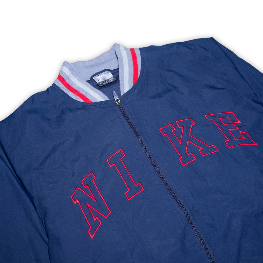 Nike College Zip Jacket Large - Double Double Vintage