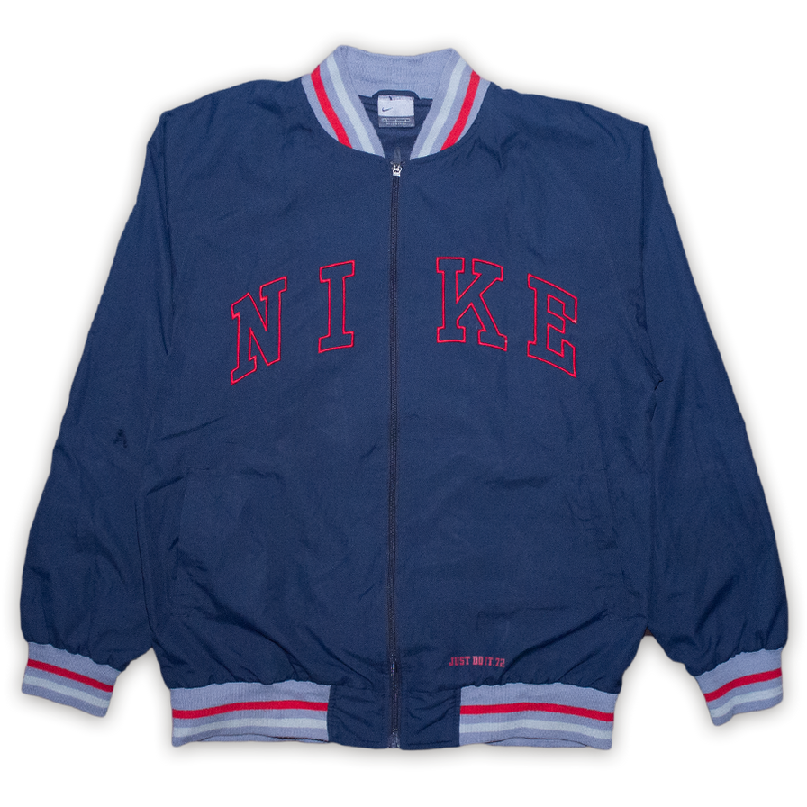 Nike College Zip Jacket Large - Double Double Vintage