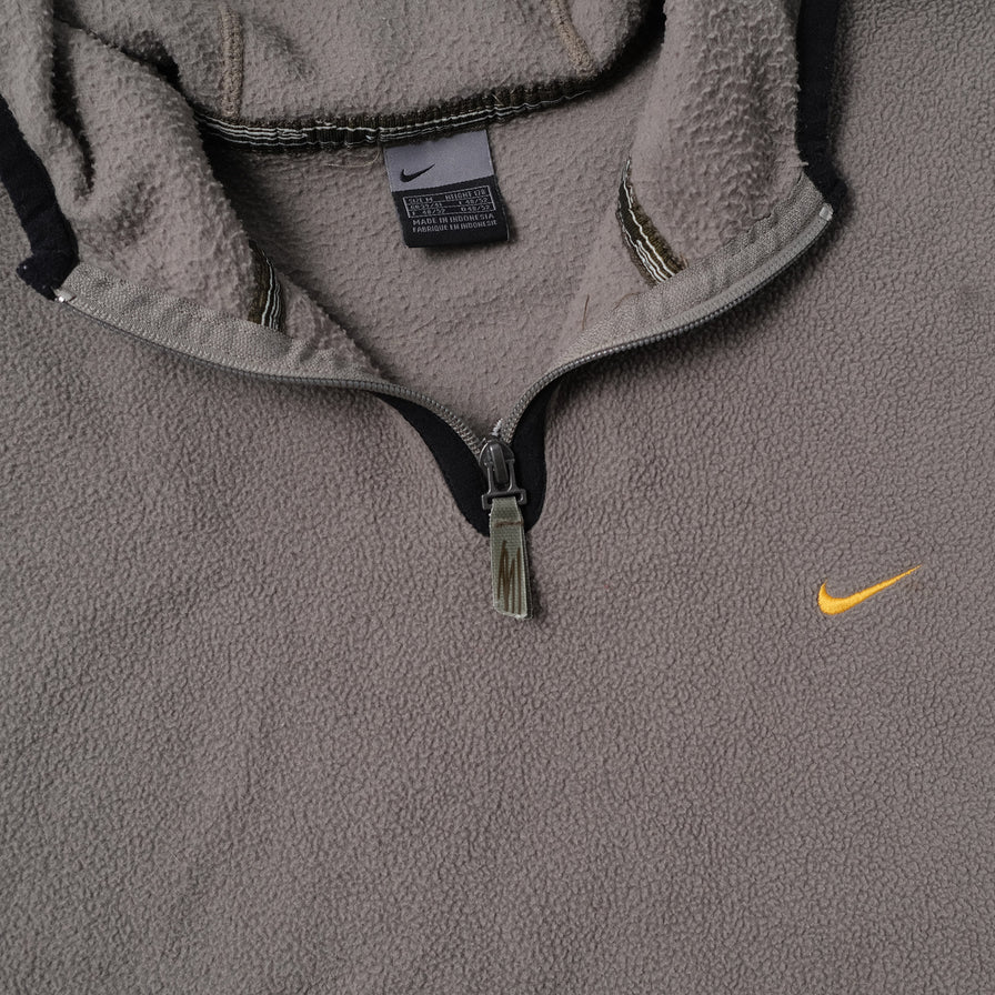 Vintage Nike Q-Zip Fleece Hoody Medium