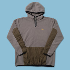 Vintage Nike Q-Zip Fleece Hoody Medium