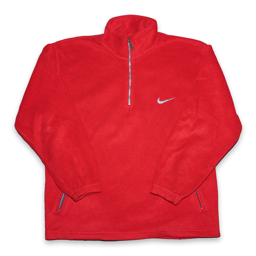 Vintage Nike Q-Zip Fleece Large - Double Double Vintage