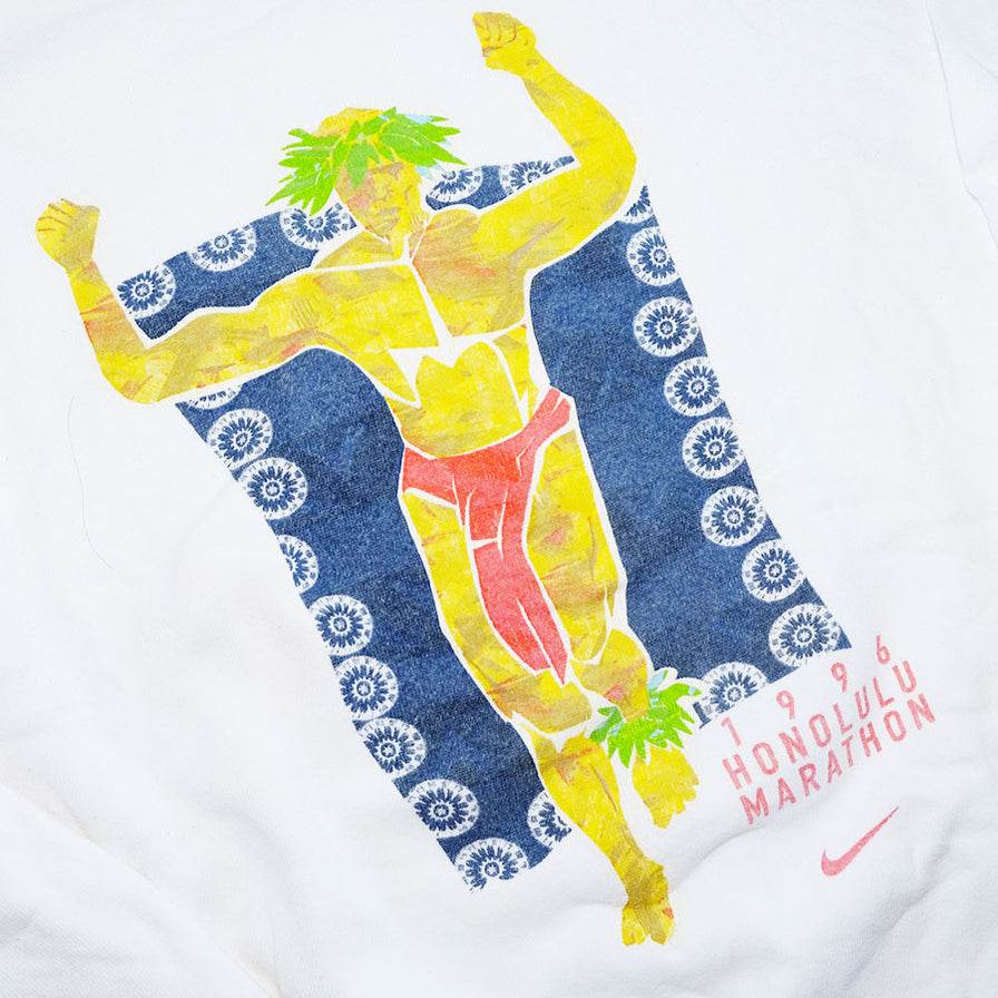 Vintage Nike Sweater Honululu Marathon 1996 Small - Double Double Vintage