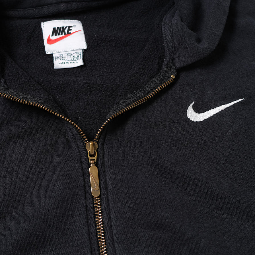 Vintage Nike Mini Swoosh Zip Hoody Medium