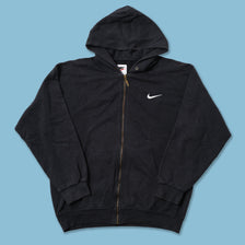 Vintage Nike Mini Swoosh Zip Hoody Medium