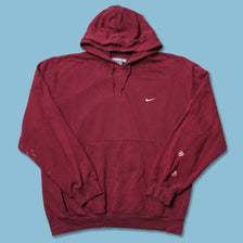 Vintage Nike Mini Swoosh Hoody Large / XLarge