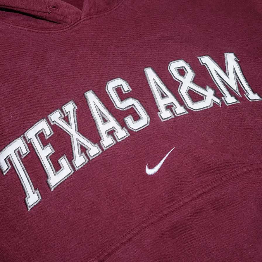 Vintage Nike Texas A&M University Hoody Small - Double Double Vintage
