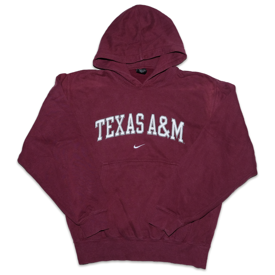 Vintage Nike Texas A&M University Hoody Small - Double Double Vintage