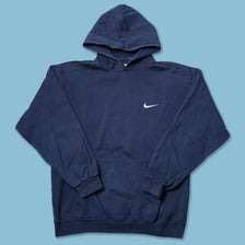 Vintage Nike Mini Swoosh Hoody Large
