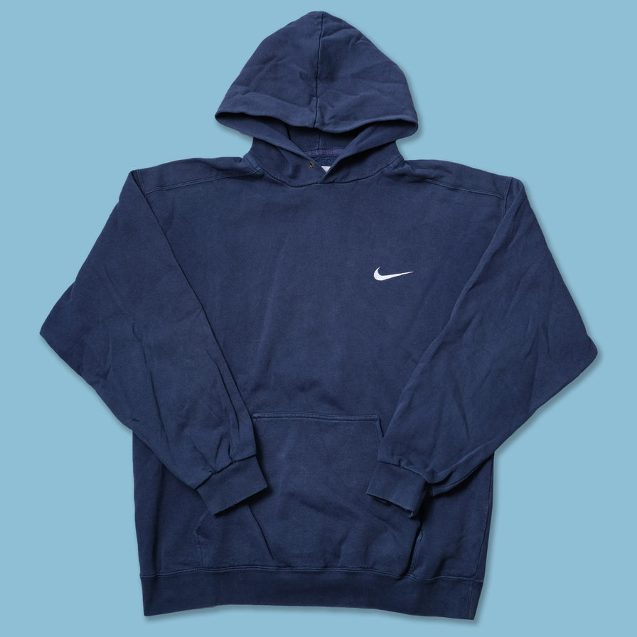 Vintage Nike Mini Swoosh Hoody Large