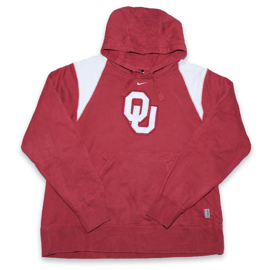 Vintage Nike Oklahoma University Hoody Medium / Large